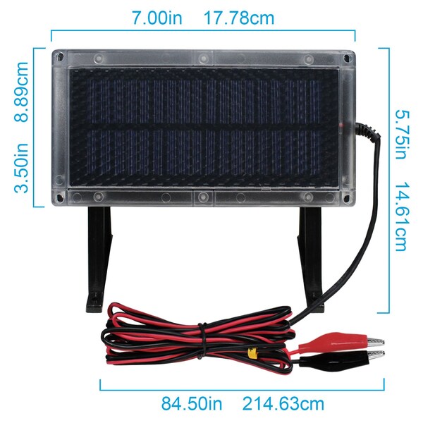 6V 12AH Replacement For Jolt SA6120 With 6V Solar Panel Charger